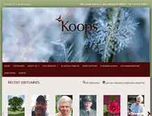 Tablet Screenshot of koopsfc.com